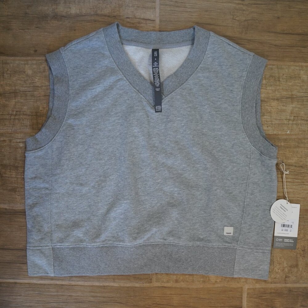 NWT Vuori Grey Sedona Oversized Vest